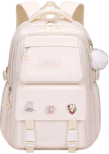 Bayan Ortaokul Ve Lise Öğrencisi Okul Çantaları 1-3-6-9-12 Yaş Geniş Kapasiteli Omurga Korumalı Çocuk Sırt Çantası (Yurt Dışından)