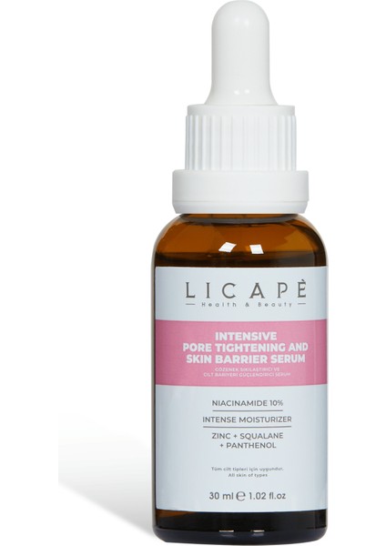 Gözenek Sıkılaştırıcı ve Cilt Bariyeri Güçlendirici Niacinamide %10 Serum 30ml