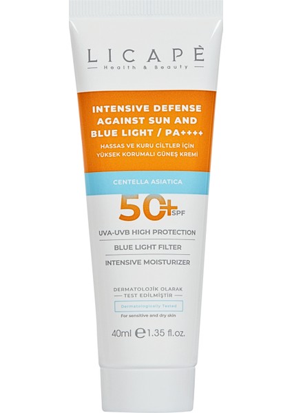 Hassas Ve Kuru Ciltler İçin Yüksek Korumalı 50 Faktör Güneş Kremi 40ml