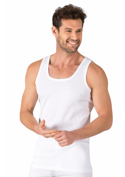 Özkan 11406 5'li Paket Erkek %100 Pamuklu Ribana Esnek Rahat Kalın Askılı Örme Atlet fırsatları