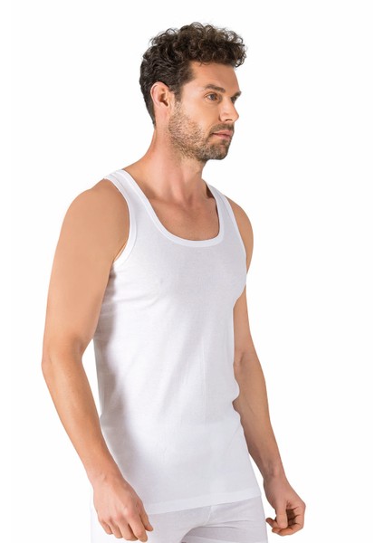 Özkan 11406 5'li Paket Erkek %100 Pamuklu Ribana Esnek Rahat Kalın Askılı Örme Atlet indirimleri