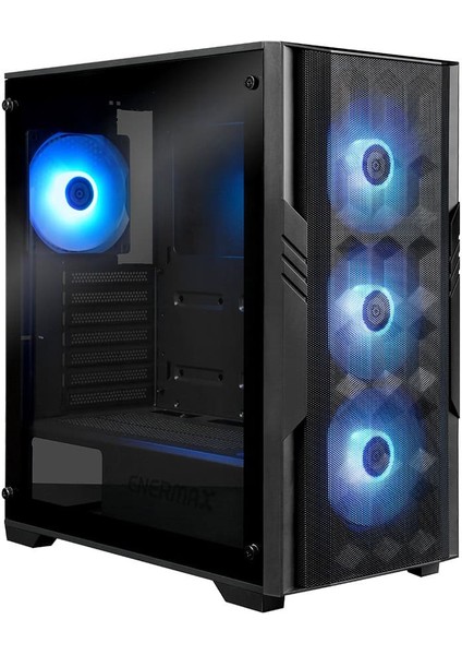StarryFort SF60H ARGB Temperli Cam USB 3.0 Mid Tower ATX + MAXPRO III 600W Gaming Kasa