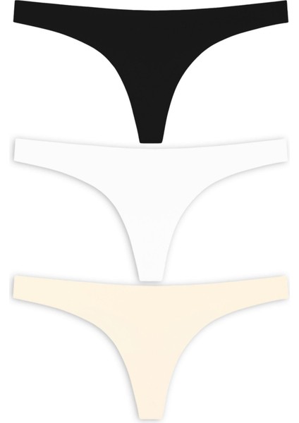 Basic Lazer Kesim Tanga Külot 3'lü Paket - 1