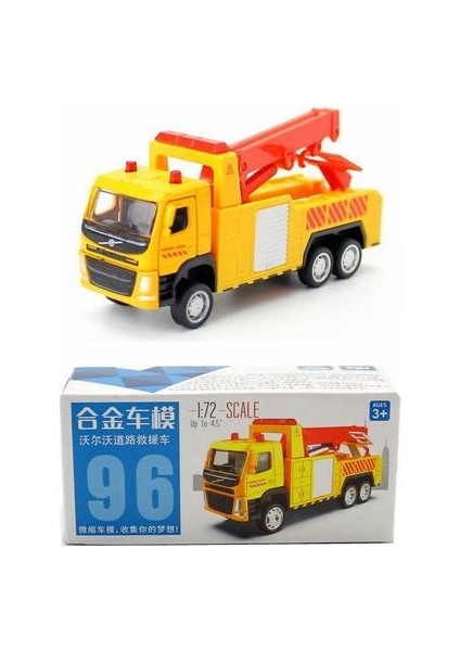 1:72 Alaşım Geri Çekin Vinç Modeli, 2 Kapı Vinç Kamyon Oyuncak, Çocuk Hediye Oyuncak | Diecasts & Oyuncak Araçları (Yurt Dışından)