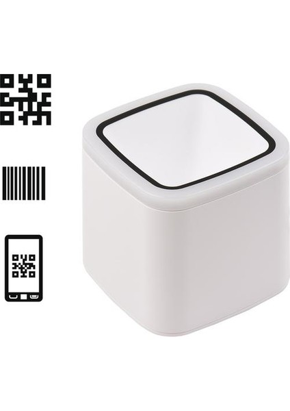 Qr Barkod Tarayıcı - Beyaz (Yurt Dışından)