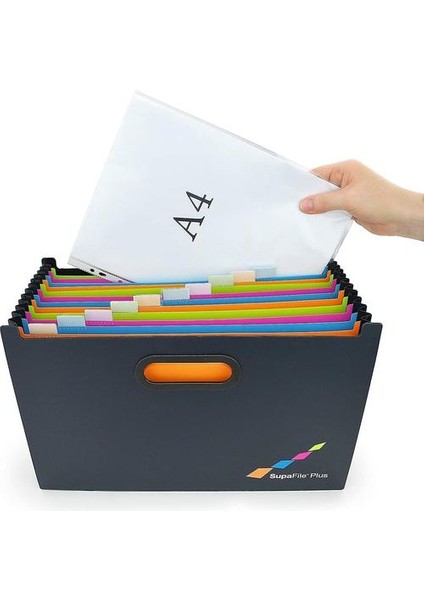 Masa Organizatörleri Supafile Plus A4 Masaüstü Exp Dosya Organizatör Büyük Boy Klasörler 13 Parça (Yurt Dışından)