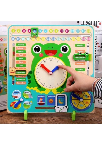 Toys Hava Sezonu Takvim Saat Zamanı Biliş Okul Öncesi Eğitim Öğretim Yardımları Çocuklar Için Oyuncaklar | (Yurt Dışından)