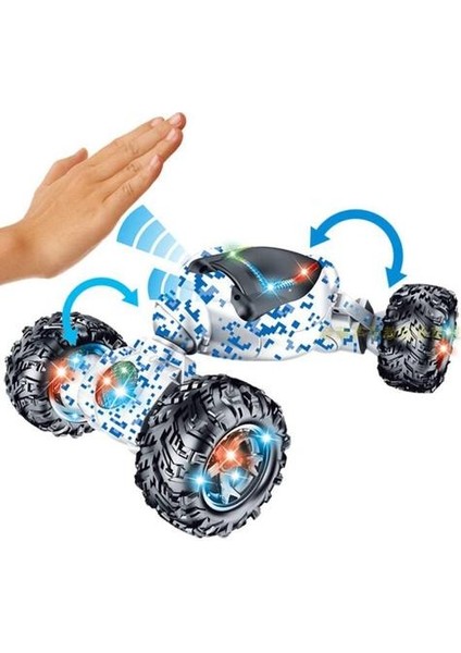 Dublör Rc Araba Oyuncak Gest, Hafif Sesli Müzik Diecasts ve Oyuncak Araçları ile Twisting Araç Hediyeleri Algılama (Yurt Dışından) fırsatları