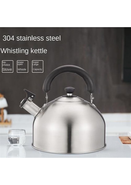 4.5l Paslanmaz Çelik Su Isıtıcısı, Büyük Kapasiteli Isı Iletimi Hızla Kalınlaşmış Taban Açık Su Isıtıcısı (Yurt Dışından) fiyatları