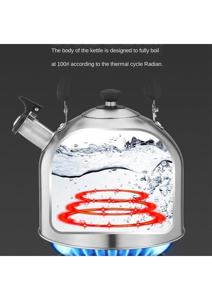 4.5l Paslanmaz Çelik Su Isıtıcısı, Büyük Kapasiteli Isı Iletimi Hızla Kalınlaşmış Taban Açık Su Isıtıcısı (Yurt Dışından) modelleri