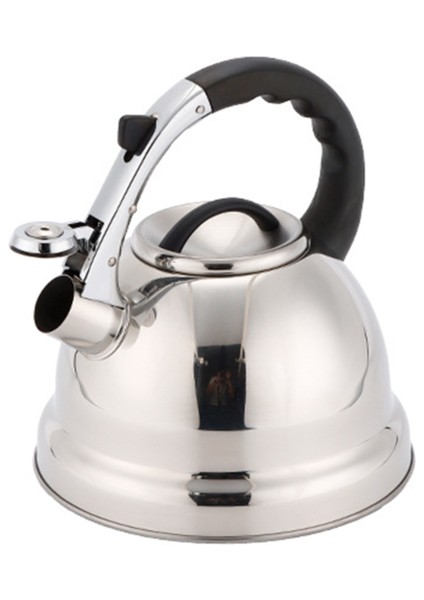 3.0l'stainless Çelik Su Isıtıcısı, Kalınlaştırılmış Alt Ses Açık Büyük Kapasite, Su Isıtıcısını Açmak Için Islık Çalabilir (Yurt Dışından)