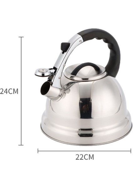 3.0l'stainless Çelik Su Isıtıcısı, Kalınlaştırılmış Alt Ses Açık Büyük Kapasite, Su Isıtıcısını Açmak Için Islık Çalabilir (Yurt Dışından) fiyatları