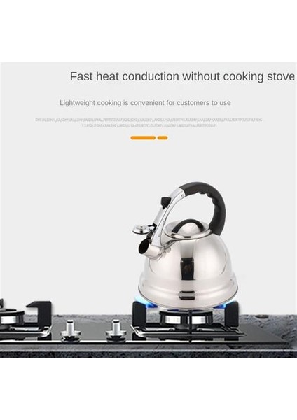 3.0l'stainless Çelik Su Isıtıcısı, Kalınlaştırılmış Alt Ses Açık Büyük Kapasite, Su Isıtıcısını Açmak Için Islık Çalabilir (Yurt Dışından) modelleri