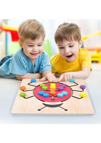 Eğitim Ahşap Oyuncaklar Çocuklar Renkli Geometri Bilişsel Öğrenme Panosu Okul Öncesi Oyuncak Matematik Sayma Oyunu | (Yurt Dışından)