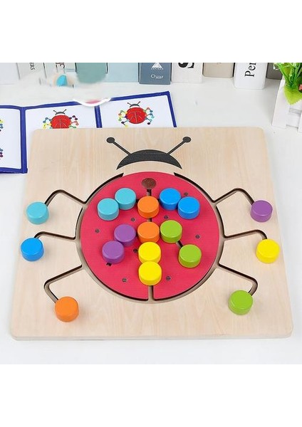 Eğitim Ahşap Oyuncaklar Çocuklar Renkli Geometri Bilişsel Öğrenme Panosu Okul Öncesi Oyuncak Matematik Sayma Oyunu | (Yurt Dışından)