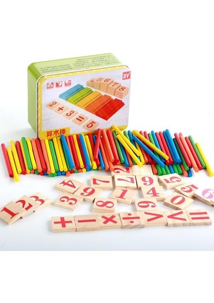 Oyuncaklar Çocuklar Için Matematik Çocuklar Erken Eğitim Oyuncakları Ahşap Çubuk Sayısı Çocuk Numarası Biliş Doğum Günü Hediyesi | (Yurt Dışından)