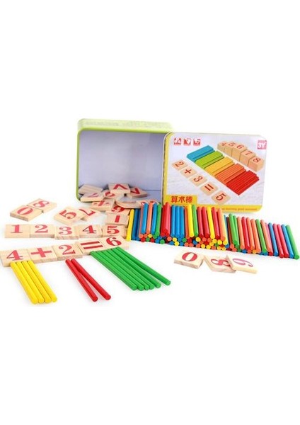Oyuncaklar Çocuklar Için Matematik Çocuklar Erken Eğitim Oyuncakları Ahşap Çubuk Sayısı Çocuk Numarası Biliş Doğum Günü Hediyesi | (Yurt Dışından)