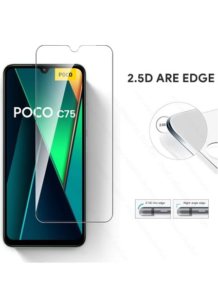 Xiaomi Poco C75 Temperli Cam Ekran Koruyucu 9h Ultra Koruma (3 Adet) indirimleri