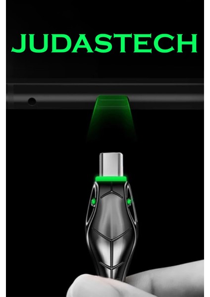 J17 Cobra Style Type-C 5A/100W Şarj ve Data Kablosu -2mt