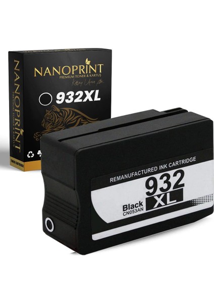 Hp 932XL Siyah Muadil Kartuş /CN053AE/6100/6600/6700/7110/7510/76