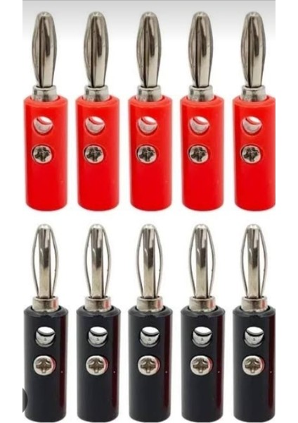 Banana Jak IC-238 Cx-02 Siyah 1 Adet Paket 10 Lu