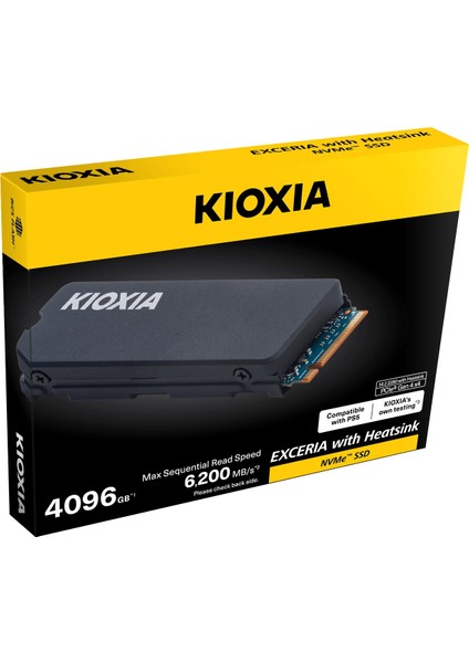 Pcıe M2 4tb Exceira Heatsink 6200/4800 Mb/sn Nvme Ps5 Uyumlu Soğutuculu SSD (LSC11K4T09G8)