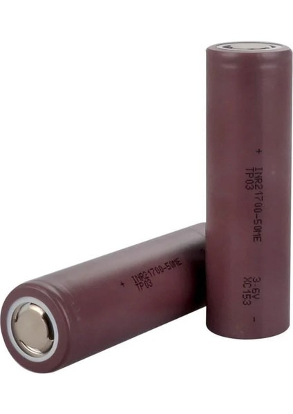 INR21700-50ME - 3.7V 5000 Mah Li-Ion Şarjlı Pil - 14.7A