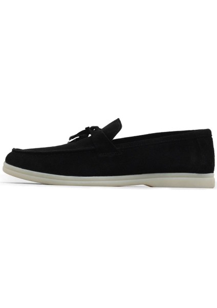 Siyah Süet Erkek Loafer 05MS101 05MS101 modelleri