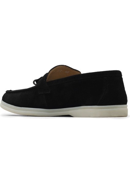 Siyah Süet Erkek Loafer 05MS101 05MS101 fırsatları