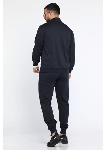 Bel ve Paça Ribanalı Fermuarlı Erkek Eşofman Takımı modelleri