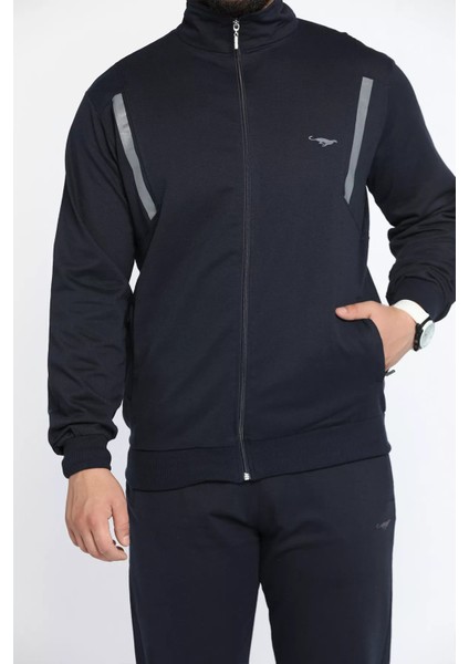 Bel ve Paça Ribanalı Fermuarlı Erkek Eşofman Takımı fırsatları