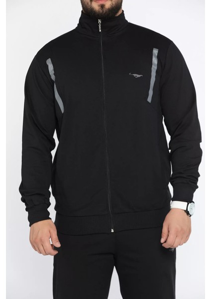 Bel ve Paça Ribanalı Fermuarlı Erkek Eşofman Takımı fırsatları