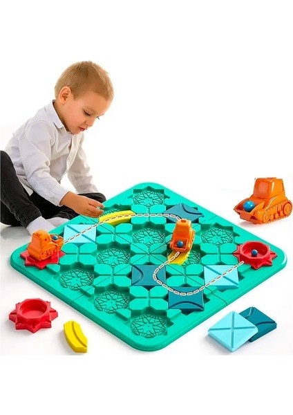 Itfaiye Serisi Kodlama Oyunu Stem Mantıksal Yol Yapım Oyunu Eğitici Oyuncak Puzzle Oyunu Zeka Geliştirme Problem Çözme (Yurt Dışından)