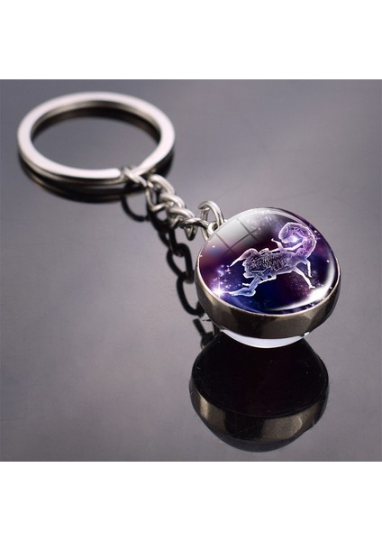 Gümüş Tarzı Boğa Burcu Aslan Başak Anahtarlık Parıldayan Koyu Tutucu Erkek Kadın Doğum Günü si (Yurt Dışından) indirimleri