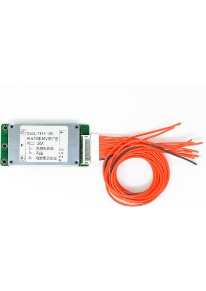 10S 36V 20A Lityum Pil Batarya Bms Kartı
