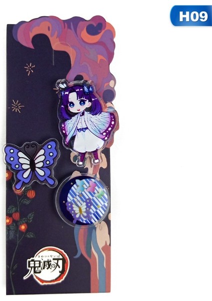 Anahtarlık-H12 Demon Slayer: Kimetsu No Yaiba Akrilik Anahtarlık Broş Anahtarlık Kostüm Anime leri (Yurt Dışından) indirimleri