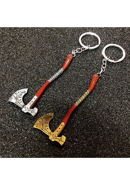 Antik Bronz Tarzı Erkekler Için Oyun Hatırası Exquisite Oymalı Savaş Tanrısı 4 Kratos Balta Anahtarlık Aksesuarları (Yurt Dışından) fırsatları
