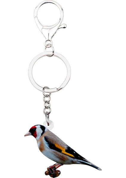 Kadın Kız Araba Çanta Için Akrilik Avrupa Saka Kuşu Anahtarlık Yüzük Anahtarlık Hayvan Takı (Yurt Dışından) modelleri