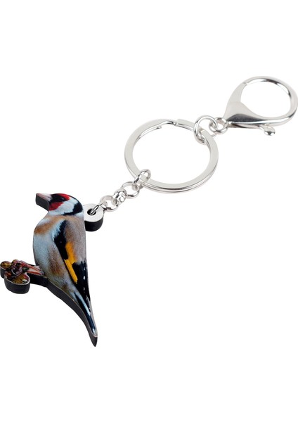 Kadın Kız Araba Çanta Için Akrilik Avrupa Saka Kuşu Anahtarlık Yüzük Anahtarlık Hayvan Takı (Yurt Dışından) indirimleri