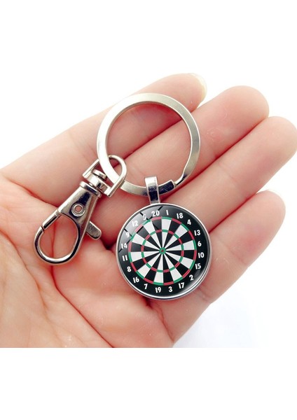 Pirinç Tarzı Dart Hedefli Kolye Anahtarlık Vintage Zaman Taşı Anahtarlık (Yurt Dışından) modelleri