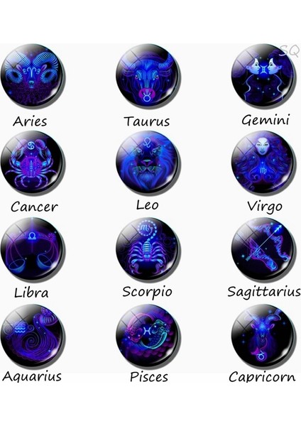 Gümüş Tarzı Akrep 12 Burç Anahtarlık Çift Taraflı Anahtar Halkaları Zodyak Işaretleri Doğum Günü Takı Moda Aksesuarları (Yurt Dışından) fırsatları