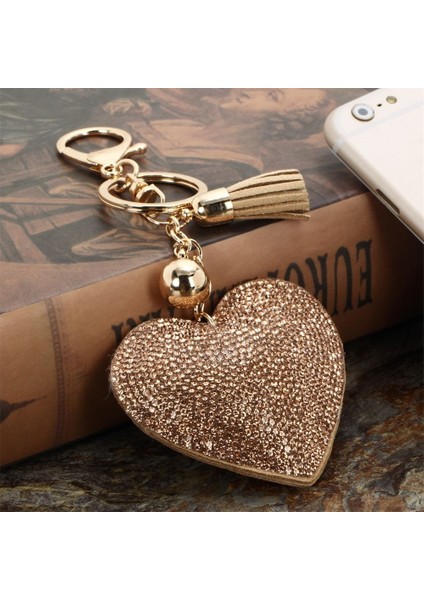Gri Tarzı Moda Yaratıcı Kolye Kalp Taşlı Anahtar Tutucu En Iyi ler Anahtarlık Anahtarlık Kolye (Yurt Dışından) indirimleri