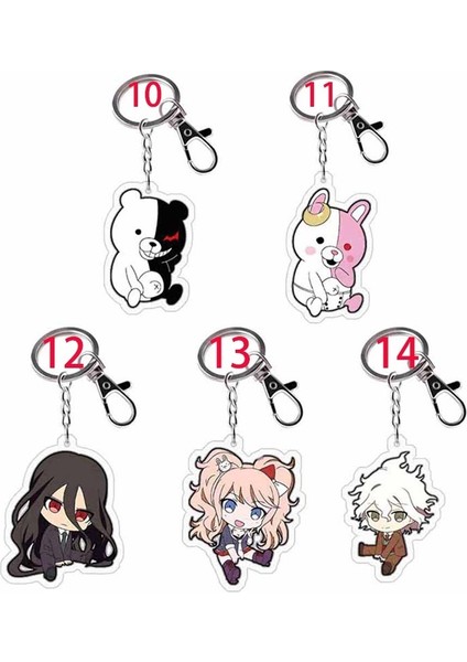 No.10 Boyutu Anime Danganronpa Akrilik Anahtarlık Kolye Dangan Ronpa Komaeda Nagito (Yurt Dışından) fırsatları