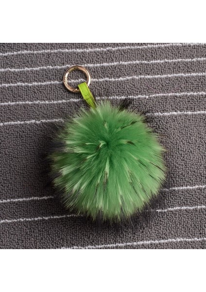 Siyah Stil 15 Cm Peluş Kürklü Top Anahtarlık Rakun Kürk Anahtarlık Llavero Pom Pom Anahtarlık Pompon Anahtarlık Anahtarlık Yüzük Porte Clef Şans Kadın Çanta Süsü (Yurt Dışından) fırsatları