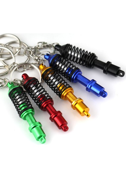 Yeşil Stil Araba Anahtar Zinciri Şok Emici Anahtarlık Yaylı Anahtar Tutucu (Yurt Dışından) modelleri