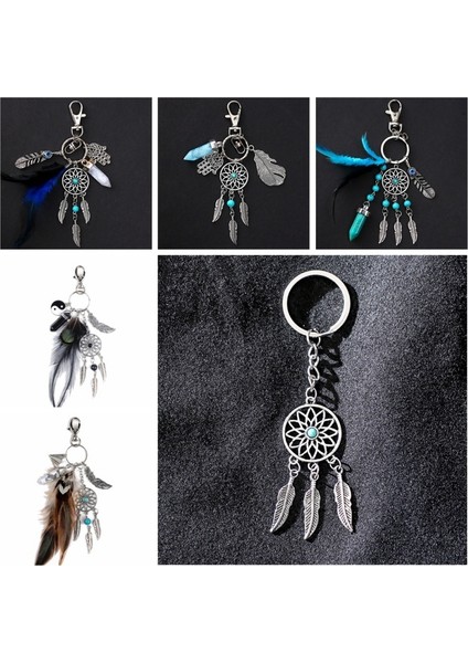 D El Yapımı Rüya Avcısı Anahtarlık Mini Rüzgar Çanı Araba Süsü Anahtarlık (Yurt Dışından) modelleri
