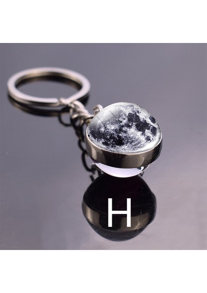 H Dünya Haritası Anahtarlık Küre Dünya Küresi Anahtarlık Metal Anahtarlık Halkası (Yurt Dışından)