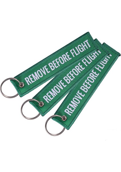 Yeşil Stil Yeni Renkli Dokuma Etiket Anahtarlık Önce Uçuş Pilot Çanta Ekip Etiketi Bagaj Anahtarlık Çıkarıldı (Yurt Dışından)