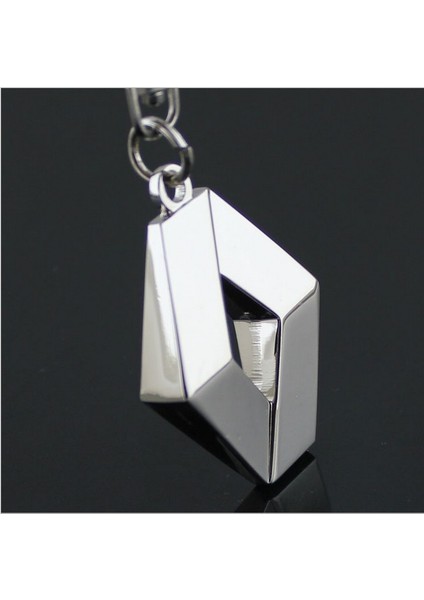 Renault Megane 2 3 Duster Logan Clio Laguna 2 Captur Koleos Vb.İçin Iki Yönlü Logo Metal Araba Anahtarlık Anahtarlık Anahtar Tutucu (Yurt Dışından)