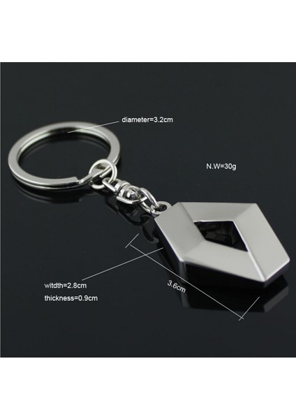 Renault Megane 2 3 Duster Logan Clio Laguna 2 Captur Koleos Vb.İçin Iki Yönlü Logo Metal Araba Anahtarlık Anahtarlık Anahtar Tutucu (Yurt Dışından) modelleri